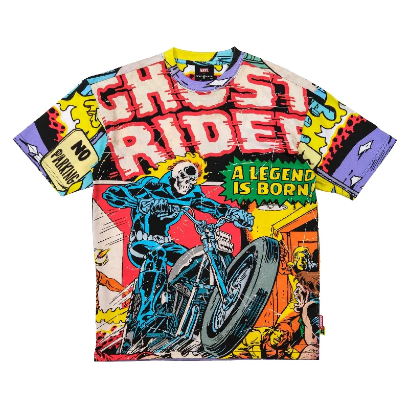 Women's Blouse with PocketsTF x Marvel Ghost Rider Tee