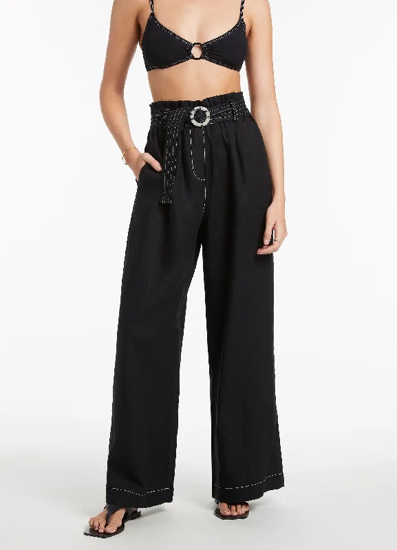 Jetset Highwaist Pants - Black