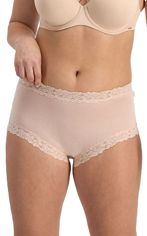 sheer lace bikini panties for a seductive lookJockey 94% Cotton Underwear Full Brief in Nude Parisienne