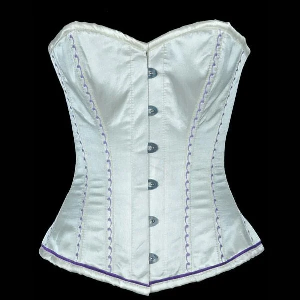 open-bust corset shapewear with lace appliquéJolie Overbust Corset