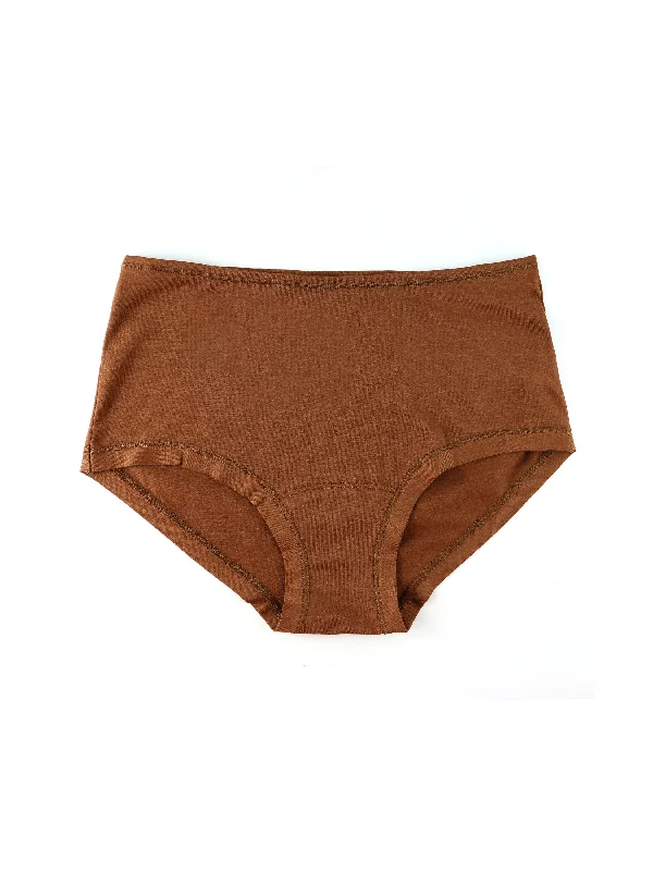 eco-friendly underwear made from sustainable materialsPlayStretch™ Boyshort Macchiato Brown