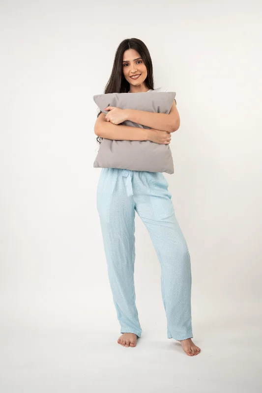 high-quality women's pajama setsSeaside Blue Cotton Women's Pajama