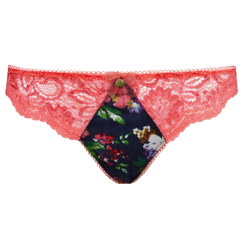 floral print hipster panties with a stretchable waistbandWillow Lace Brief