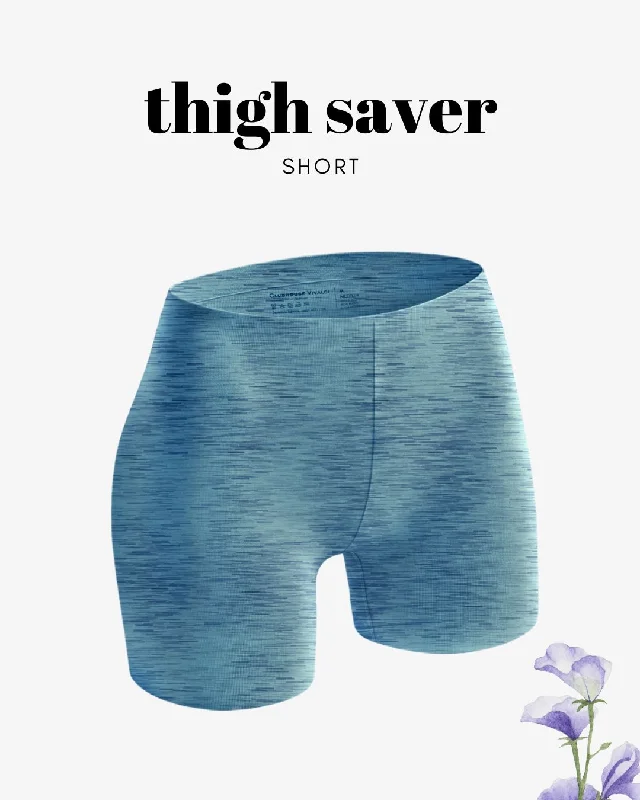 high-compression shapewear panties for a smooth silhouetteBlue Drift - Thigh Saver Shorts