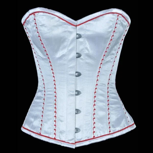 plus-size waist trainer with power mesh for firmnessJohanna Overbust Corset