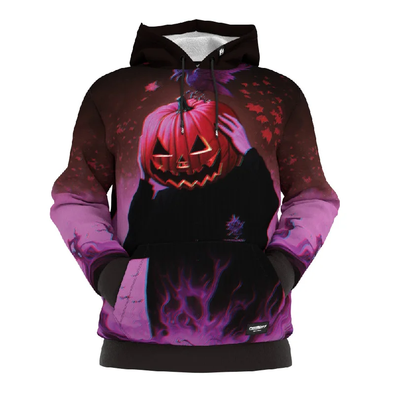 Women's Hooded Sweatshirts with Ribbed LiningPumpkinhead Hoodie