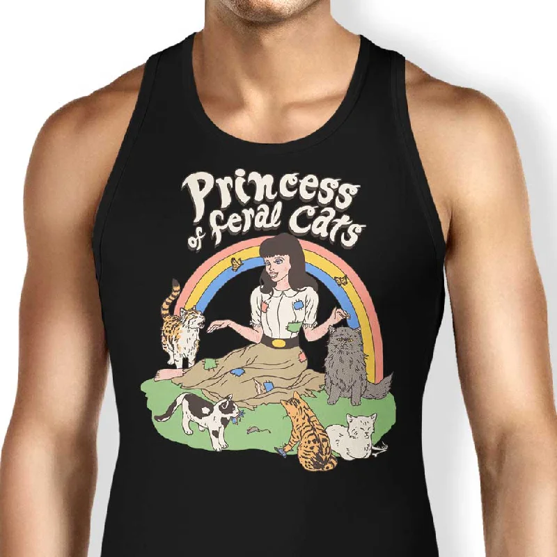 Women's Blouse with Peter Pan CollarPrincess of Feral Cats - Tank Top