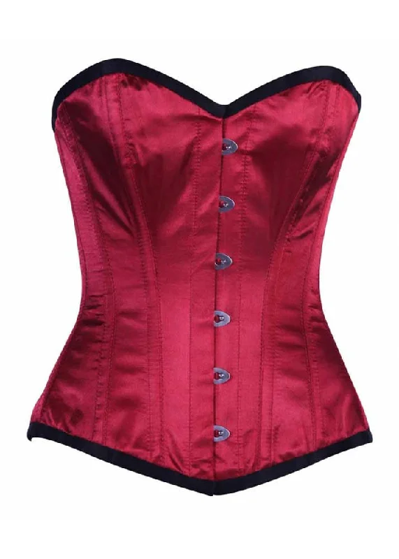 firm-control shapewear for special occasionsELEGANT MAROON SATIN