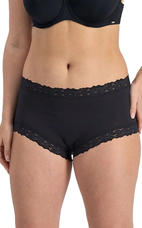 cotton-blend brief underwear for sensitive skinJockey 94% Cotton Underwear Full Brief in Black Parisienne