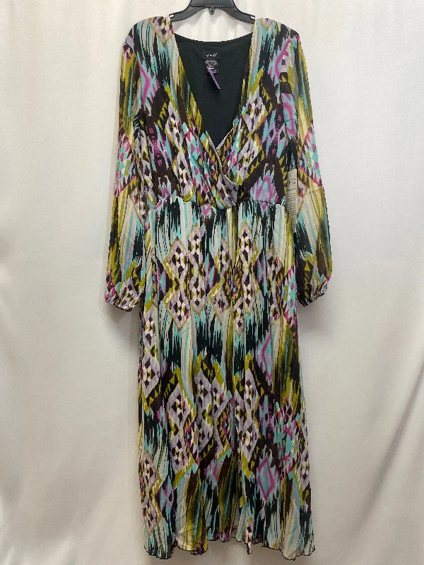 Women's Shawl Collar DressesDress Casual Maxi By Clothes Mentor  Size: Xl