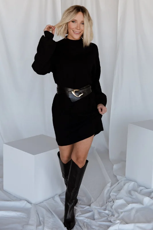 Women's Formal ShortsJennings Sweater Dress | Black