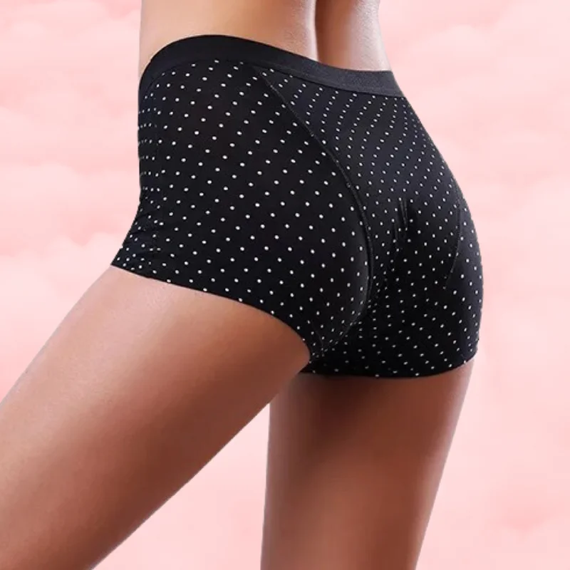 lightweight mesh panties for summer wearThe Adorable Period Polka Dot Boxer