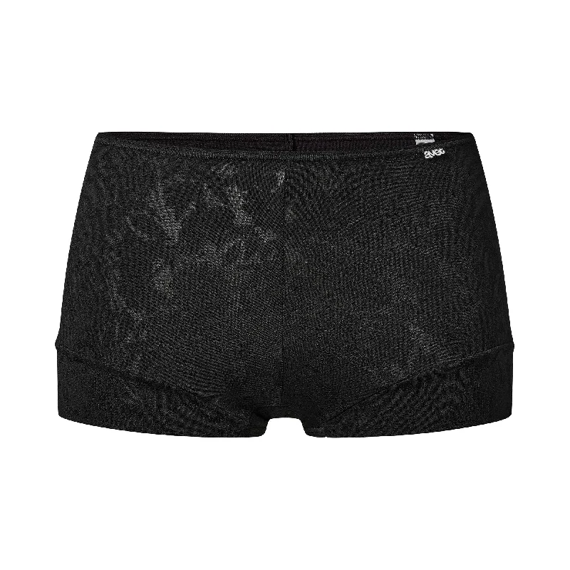 eco-friendly underwear made from organic cottonAvet Floral Jaquard boxer Black