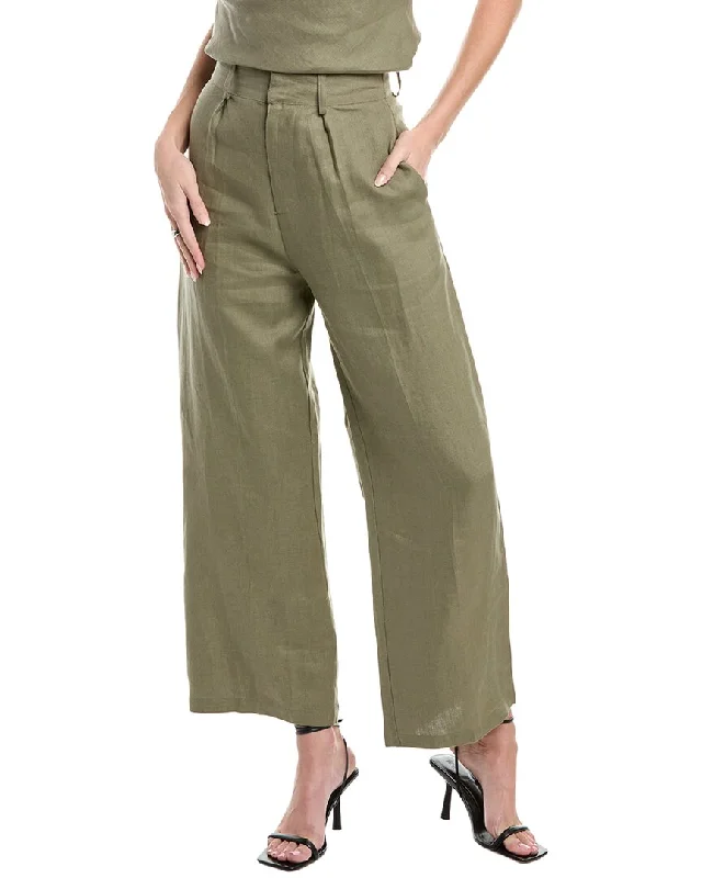 Women's Jodhpurs with Square CollarFaithfull The Brand Ida Linen Pant