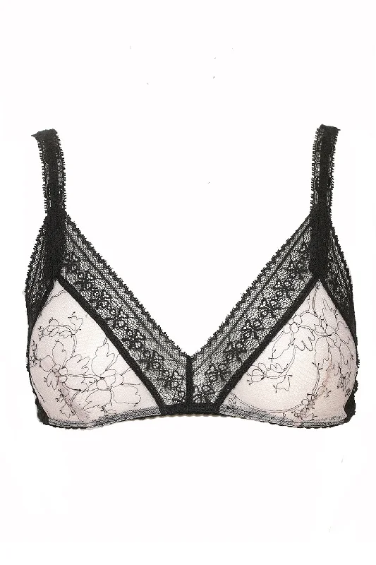 mastectomy form-fitting braVIOLET VALENTINE BRALETTE