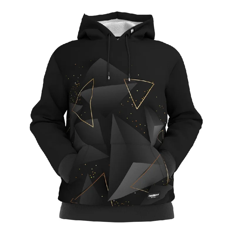 Women's Hooded Sweatshirts with Gradient LiningGolden Hoodie