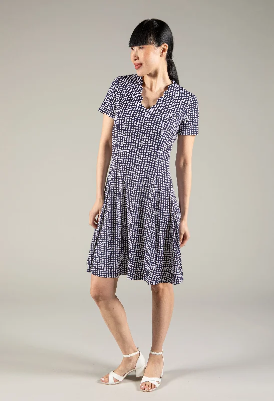 Women's Pajama ShortsSquare Print Dress