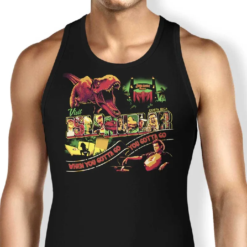 Women's Blouse with Shirt CollarVisit Isla Nublar - Tank Top