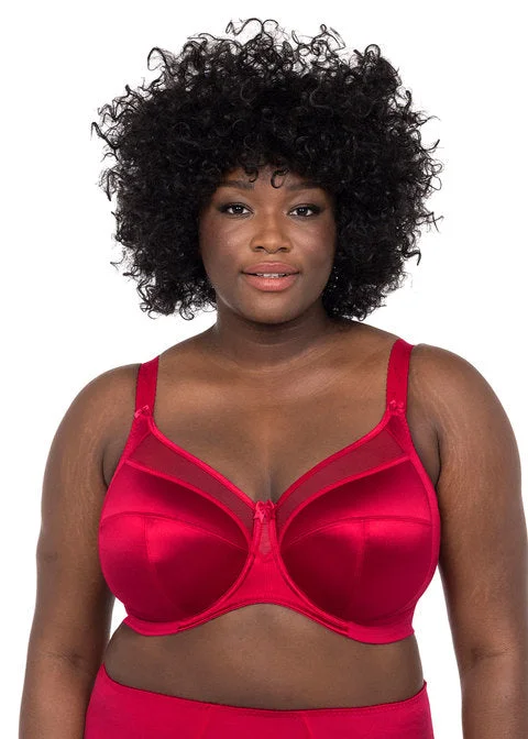 lace underwire bra for special occasionsKeira Crimson Uw Bra