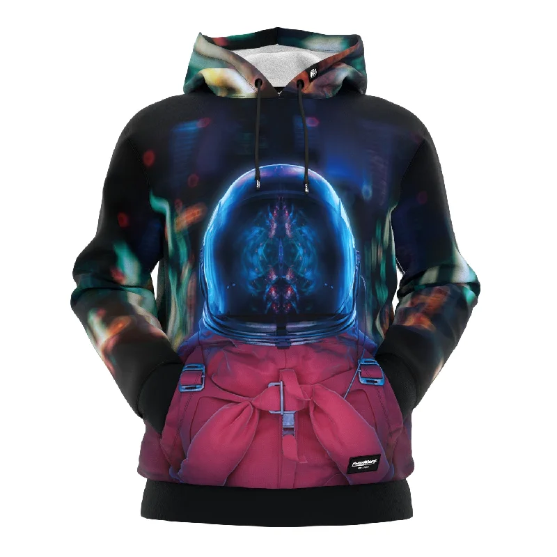 Women's Hooded Sweatshirts with Non-Stretch WaistSpaceman Hoodie