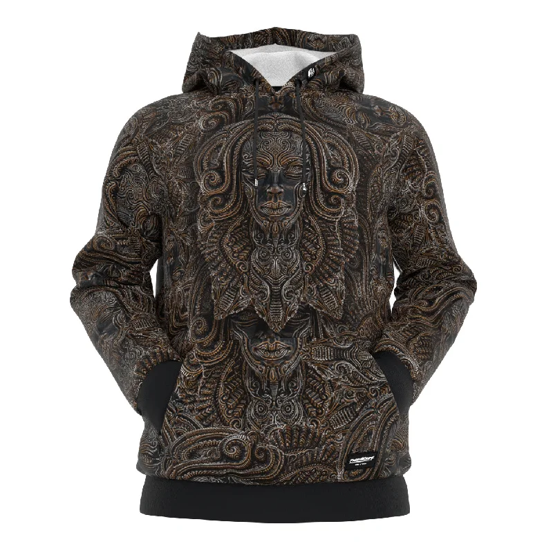 Women's Hooded Sweatshirts with Drawstring WaistAncient Totem Hoodie