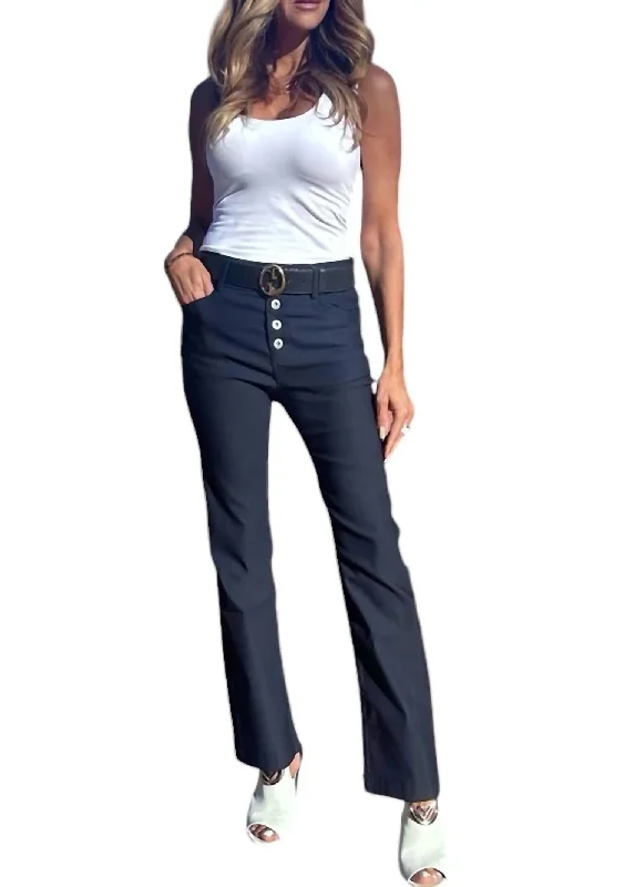 Women's Jodhpurs with Keyhole CollarNora Pants In Navy