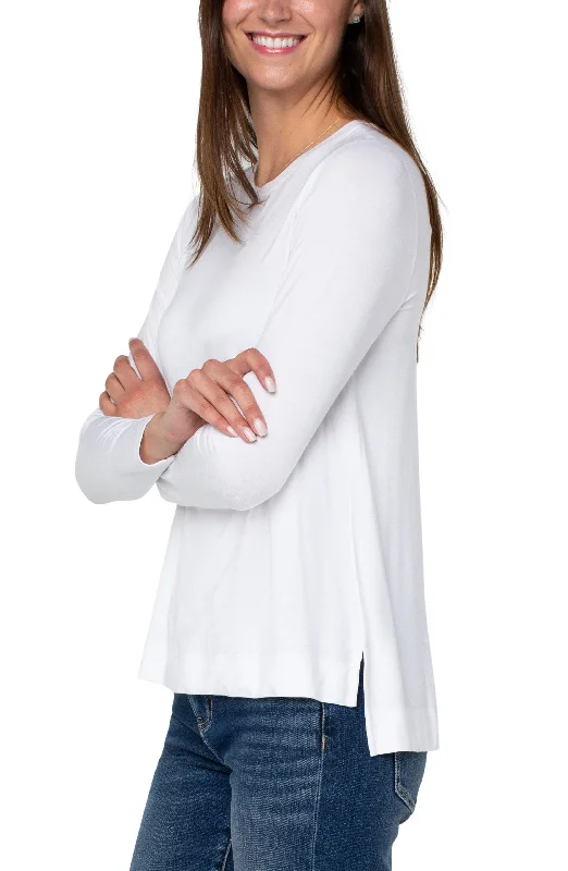 Women's Jodhpurs with Notched CollarLONG SLEEVE SCOOP NECK TEE