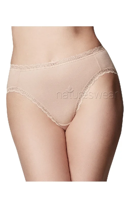 cotton-blend sleepwear underwear for a good night's sleepVery Clever Knickers 100% Cotton Underwear Hi Cut Brief in Nude T21017