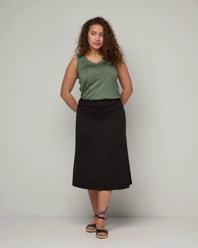 Women's U-Shaped Collar DressesHelena Midi Skirt