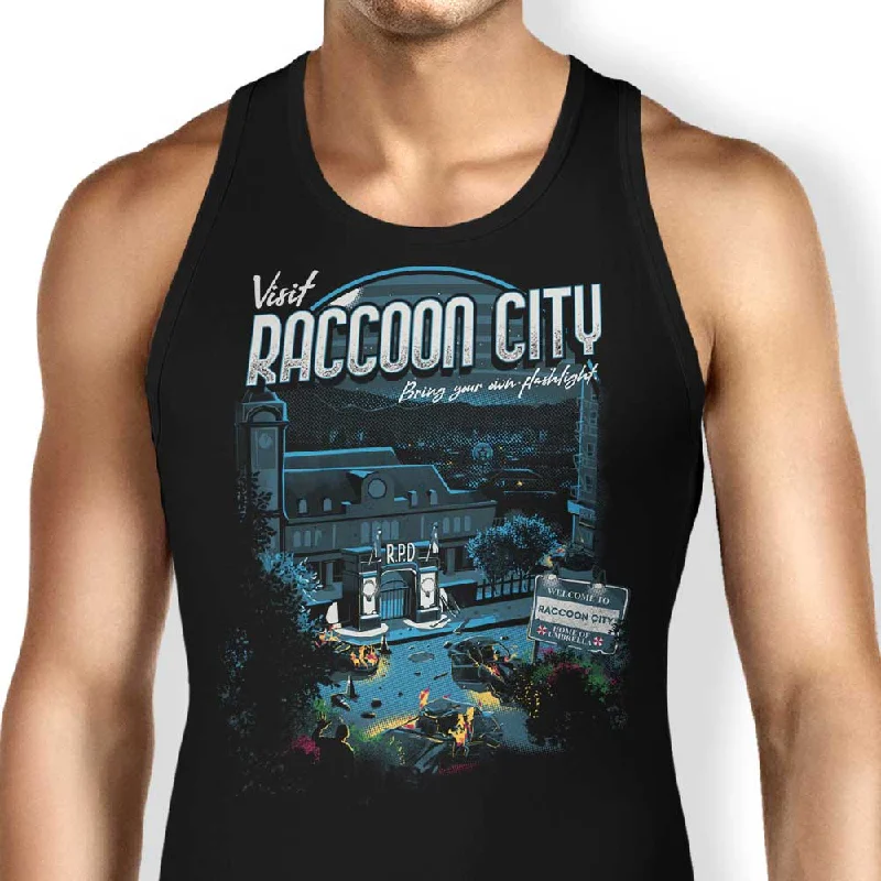 Women's Blouse with Keyhole CollarVisit Raccoon City - Tank Top