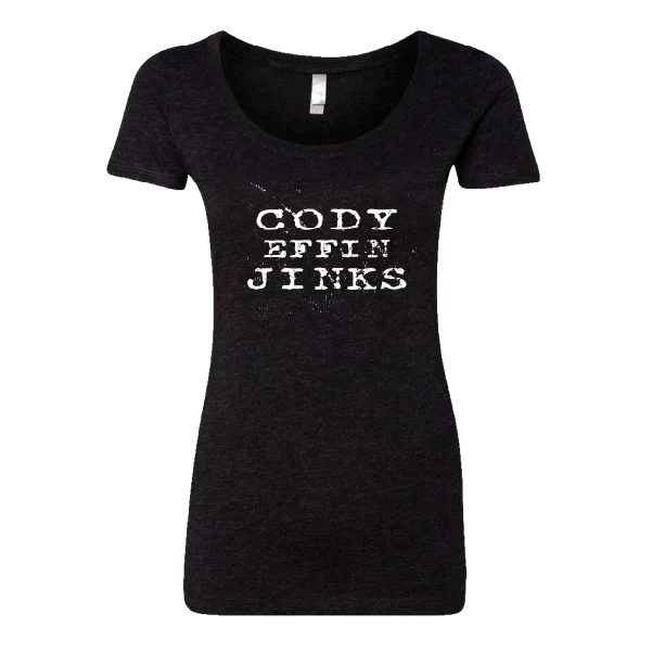 Women's Blouse with Cropped LengthLadies "Cody Effin Jinks" Shirt