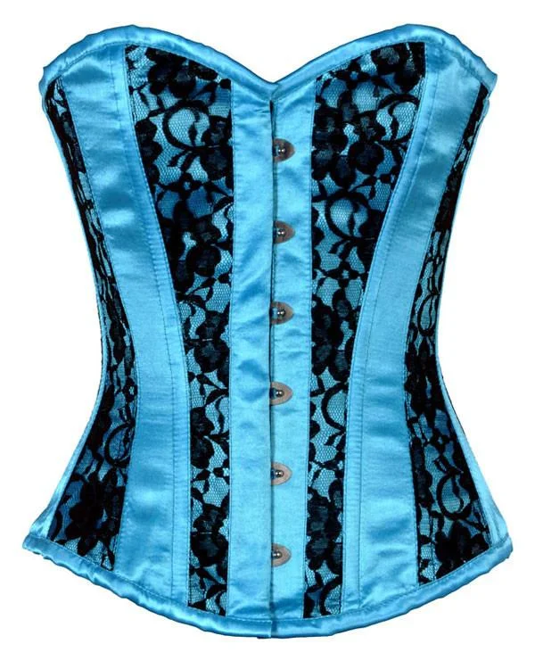 body shaper with hook-and-eye closureJoslyn Overbust Corset