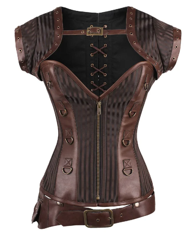 seamless waist trainer for all-day wearMadalyn Steampunk Overbust Corset