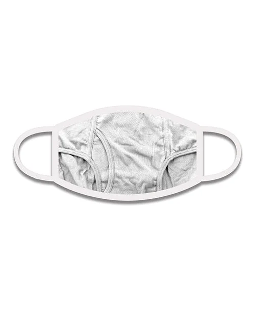 padded plunge braWood Rocket Tighty Whites 3-ply Face Mask