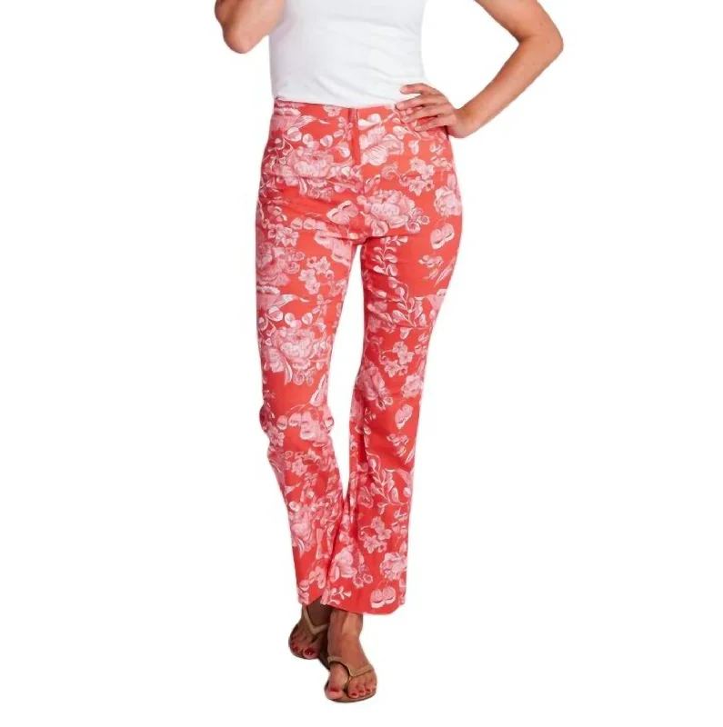 Women's Capri PantsMeister Pants In Cordelia Coral