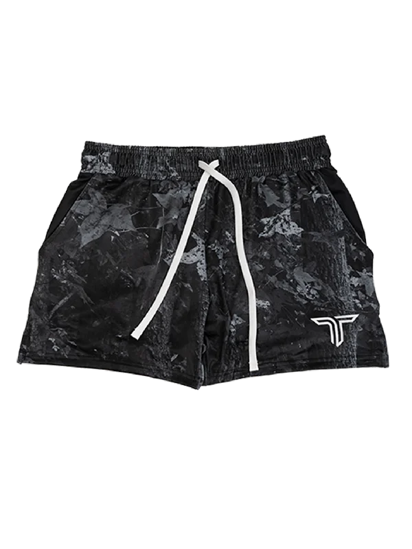 Blackout Hunter Camo Women’s Gym Short (3” Inseam)