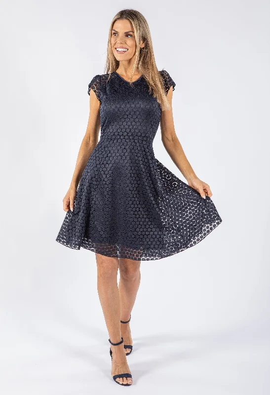 Women's Denim ShortsSpotted Lace Dress