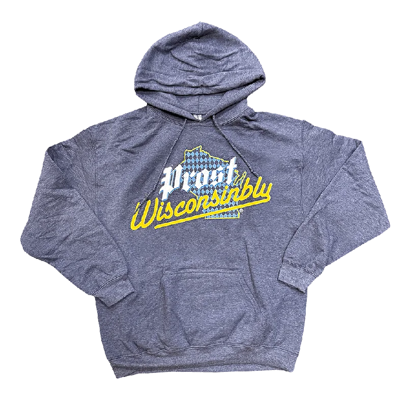 Women's Hooded Sweatshirts with Elastic WaistProst Wisconsinbly Hoodie