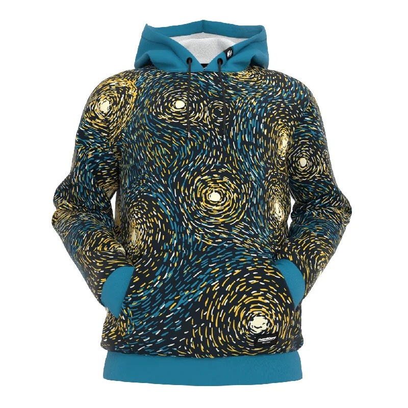 Women's Hooded Sweatshirts with Kangaroo PocketsTravelin Blue Box Hoodie