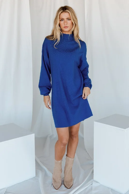 Women's Pajama ShortsJennings Sweater Dress | Cobalt Blue