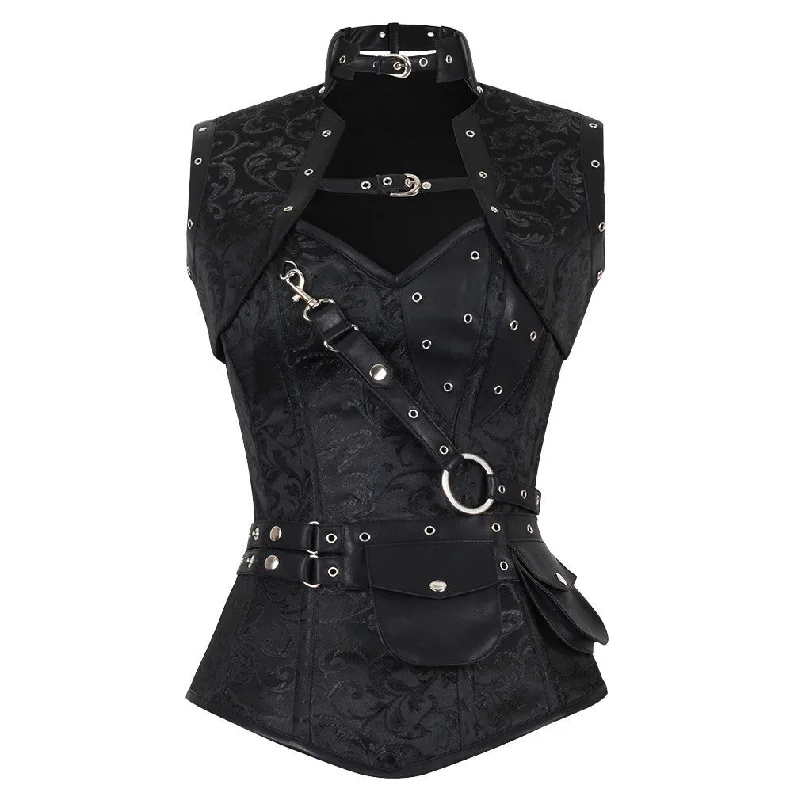 full-torso shaper for dresses and jumpsuitsMakenzie Steampunk Overbust Corset