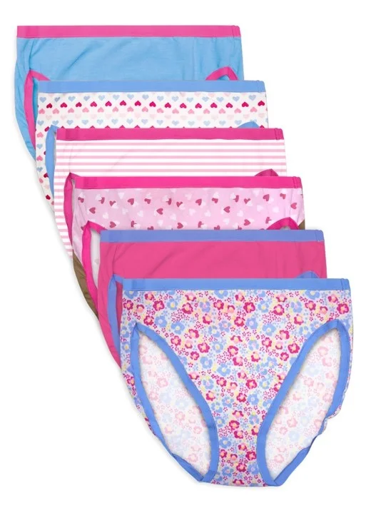 plus-size comfortable underwear for womenGirls Hearty Brief 6 Pack