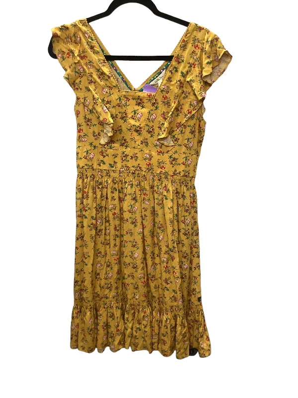 Women's High-Neck DressesYellow Dress Casual Short Matilda Jane, Size S